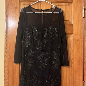 Torrid black evening dress